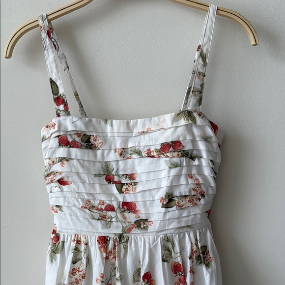 Abercrombie & Fitch White strawberry print Sundress - Picture 5 of 6